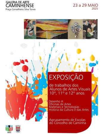 Exposição do Curso de Artes Visuais na Galeria de Arte Caminhense