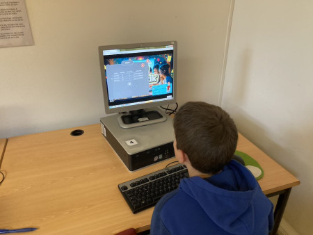 Campeonato Escolar SUPERTMATIK na Biblioteca da EBS de Caminha